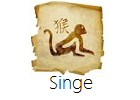 Horoscope chinois de l'année Singe